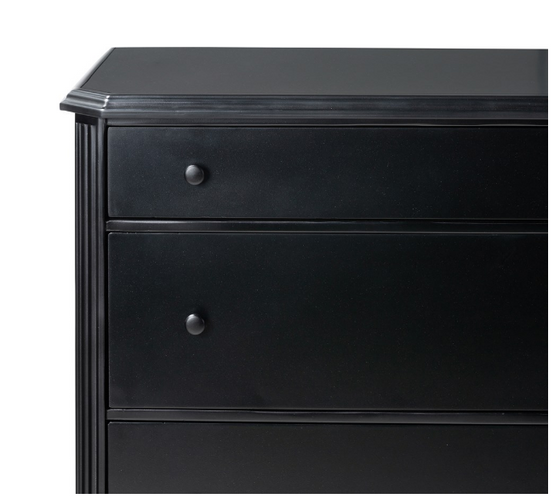 Black 6-Drawer Dresser